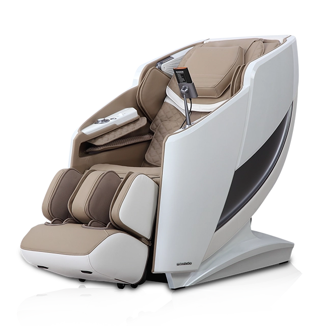 RoboticVibe RV7575 White + Brown Massage Chair